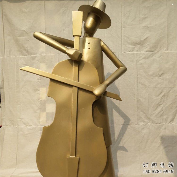 提琴雕塑定制,村标概念,不锈钢提琴雕塑预定 提琴雕塑定制,村标概念,不锈钢提琴雕塑预定