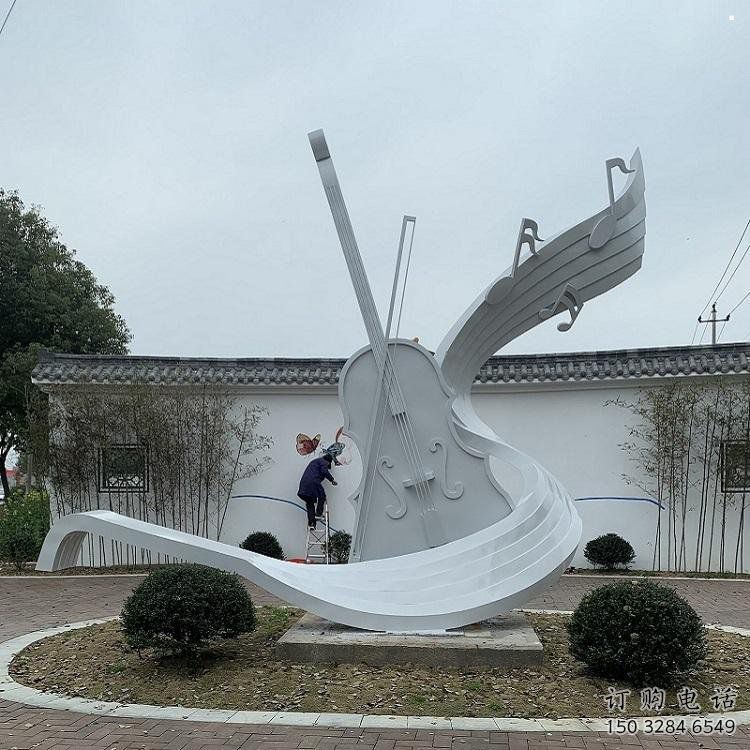小提琴雕塑订做,室外软装,不锈钢小提琴雕塑供应 小提琴雕塑订做,室外软装,不锈钢小提琴雕塑供应