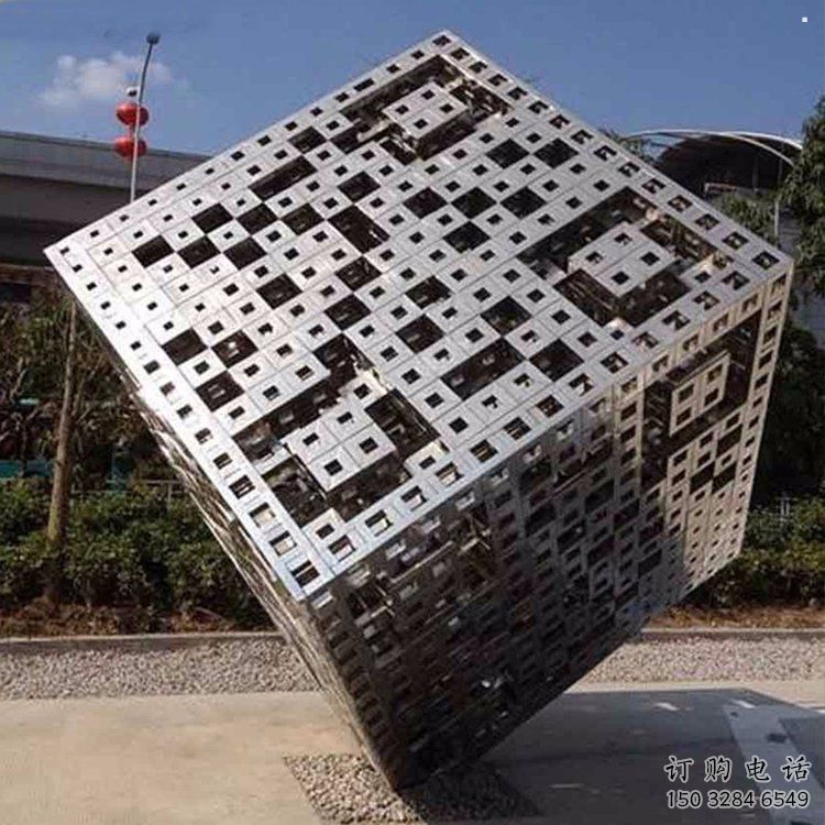 方块方案展品,街头雕塑,地产不锈钢方块雕塑供需 方块方案展品,街头雕塑,地产不锈钢方块雕塑供需