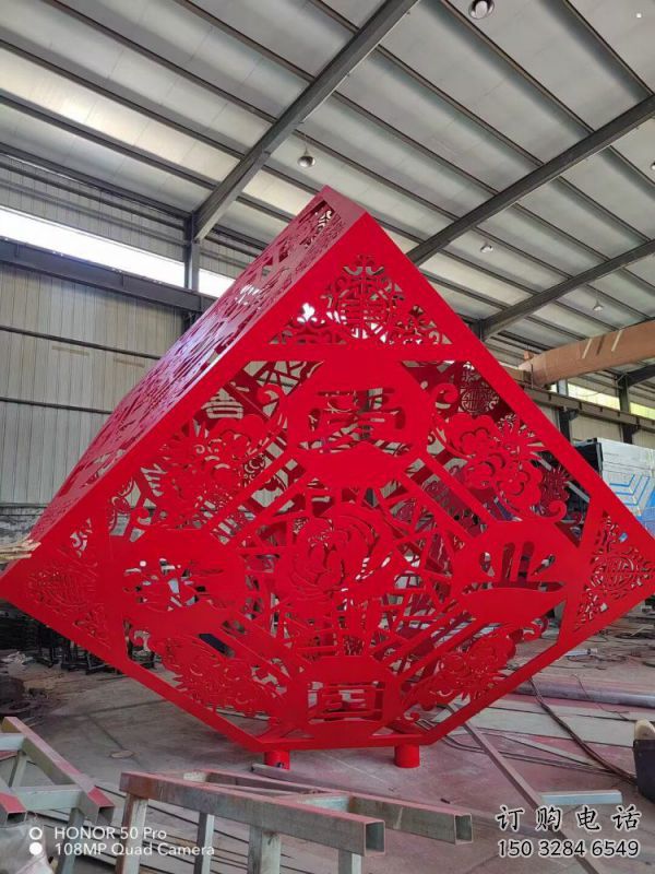 立方体雕塑标准,广场系列,户外镂空立方体雕塑指用 立方体雕塑标准,广场系列,户外镂空立方体雕塑指用