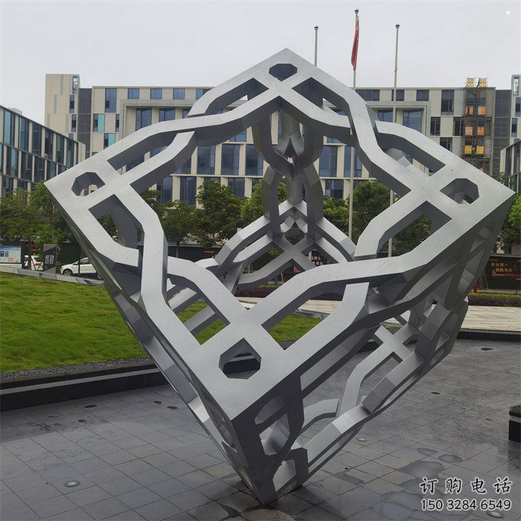 立方体雕塑提供,户外雕塑,镂空立方体雕塑厂家 立方体雕塑提供,户外雕塑,镂空立方体雕塑厂家