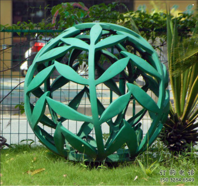 镂空球雕塑标准,拉丝工艺烤漆镂空球雕塑精品 镂空球雕塑标准,拉丝工艺烤漆镂空球雕塑精品