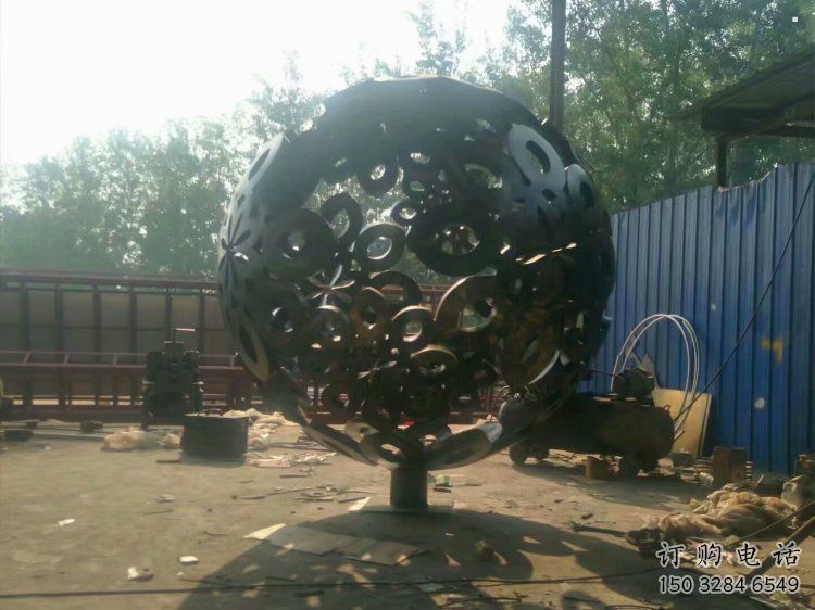球体雕塑指用，景观雕塑，不锈钢球体雕塑点击