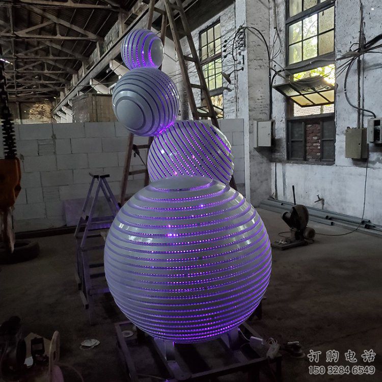 灯光球雕塑制作,公园小品,不锈钢灯光球雕塑优选 灯光球雕塑制作,公园小品,不锈钢灯光球雕塑优选