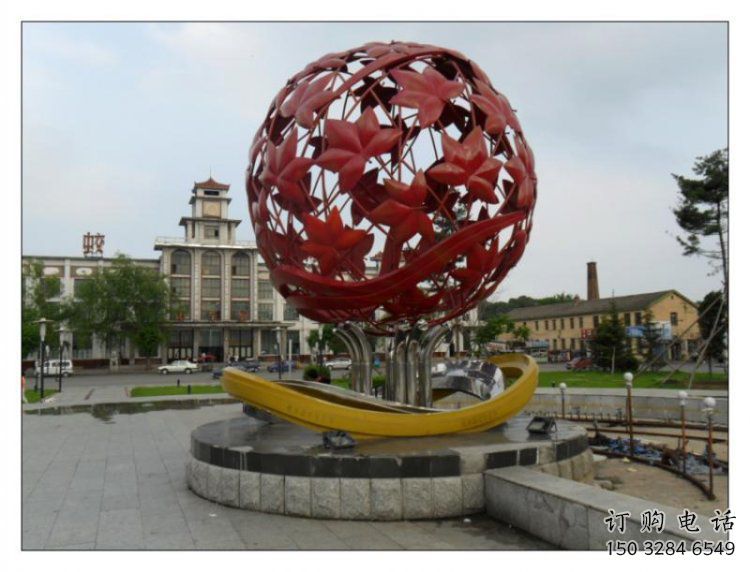 花纹球雕塑承接,街道标识,不锈钢花纹球雕塑供应 花纹球雕塑承接,街道标识,不锈钢花纹球雕塑供应