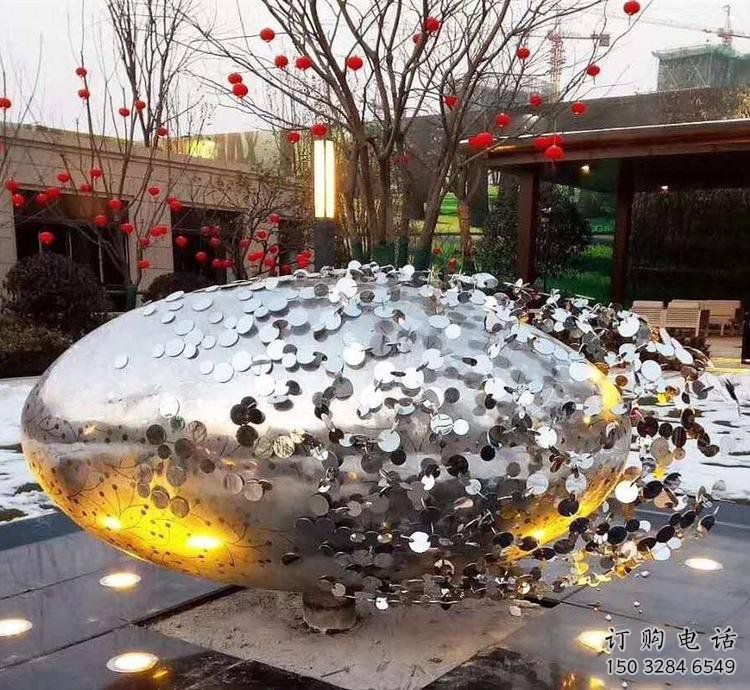 花纹球雕塑精选,陆地摆件,不锈钢花纹球雕塑展品 花纹球雕塑精选,陆地摆件,不锈钢花纹球雕塑展品