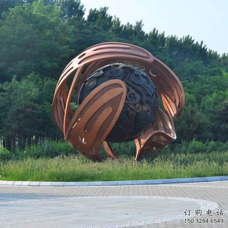 镂空球雕塑厂家,小区摆件,烤漆异形镂空球雕塑服务商 镂空球雕塑厂家,小区摆件,烤漆异形镂空球雕塑服务商