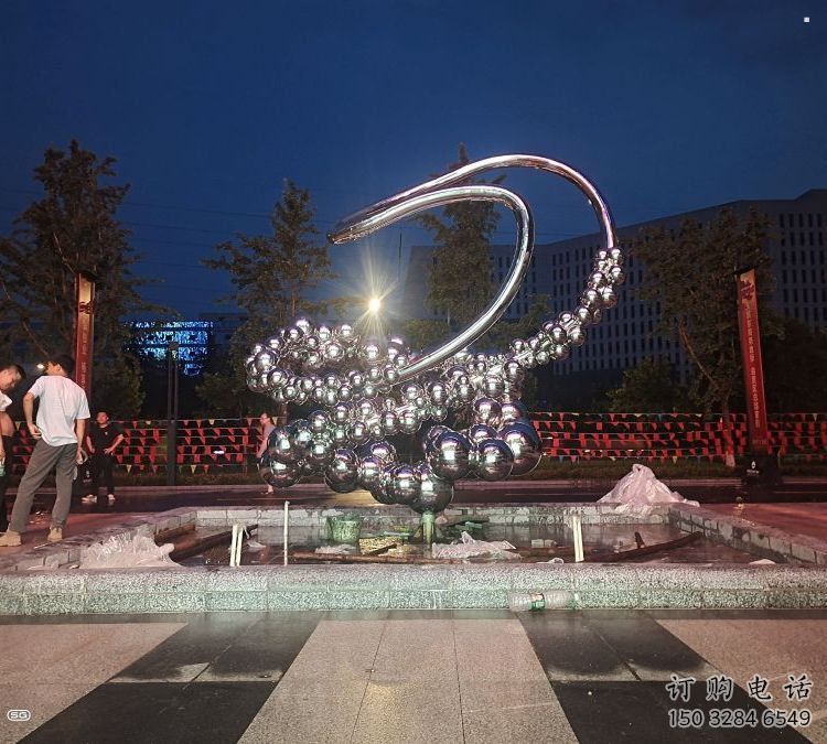 原子球雕塑选用,彩钢制作,不锈钢原子球雕塑制造商 原子球雕塑选用,彩钢制作,不锈钢原子球雕塑制造商