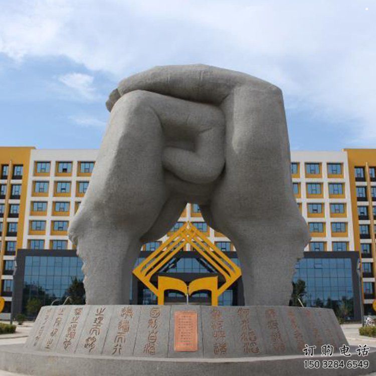 拳头雕塑订做特供，室外软装，不锈钢拳头雕塑供应