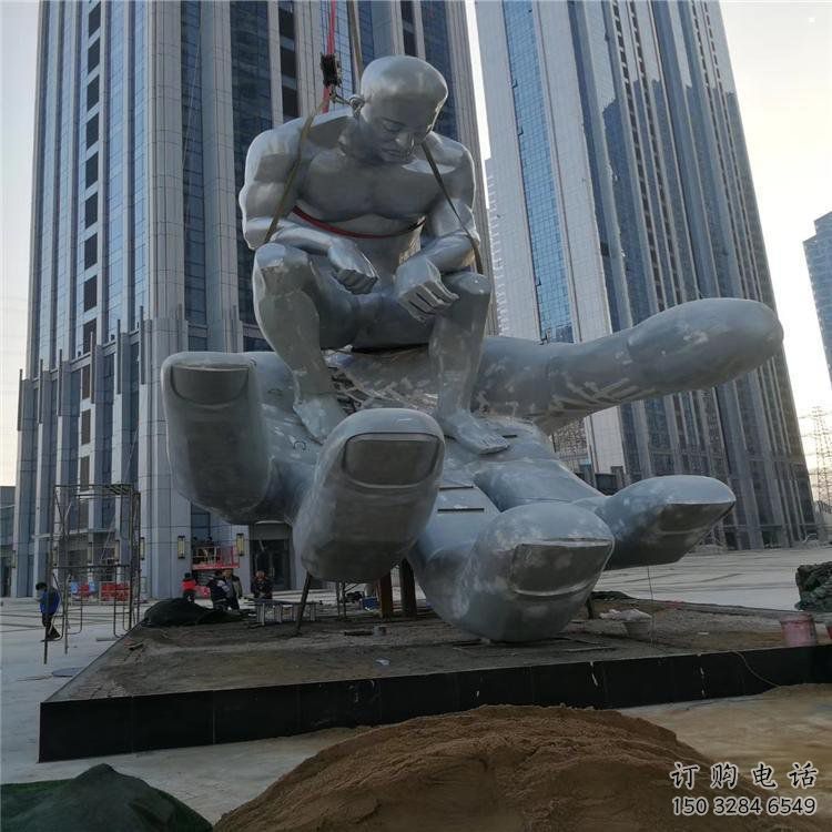 沉思者雕塑厂家,锻造工艺,手托沉思者雕塑承接 沉思者雕塑厂家,锻造工艺,手托沉思者雕塑承接