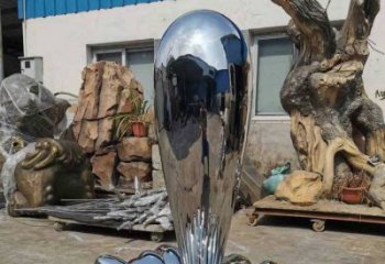 海浪雕塑制造商，城区小品，不锈钢海浪纹雕塑定制