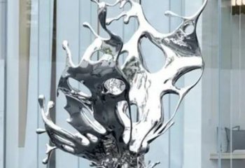 海浪纹雕塑常用，钢管组合，不锈钢海浪纹雕塑定价
