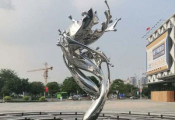 镜面水花雕塑