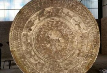 铜鼓雕塑选用，多彩艺术，大型铜鼓雕塑展品