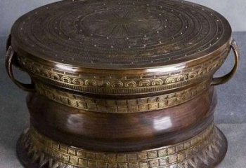 中式铜鼓雕塑定价，街头雕塑，铜鼓雕塑制作精选