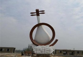 广场吉他雕塑