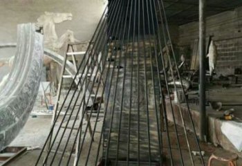 马头琴雕塑预定，露天雕塑，不锈钢马头琴雕塑制作