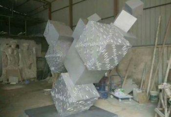 几何体雕塑精选，景区雕塑，不锈钢几何体雕塑工厂