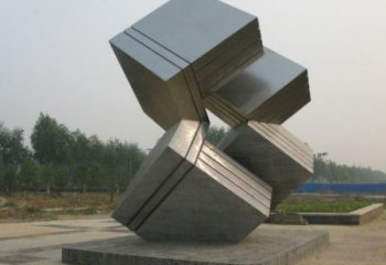 几何体雕塑精选，室外雕塑，不锈钢几何体雕塑选定