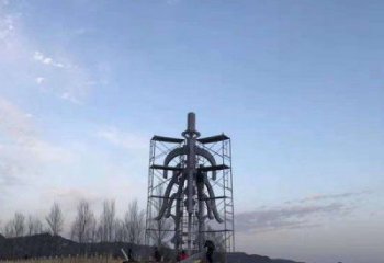 宾馆汉字雕塑