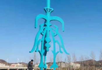 企业汉字雕塑