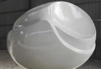 钢管鸡蛋雕塑