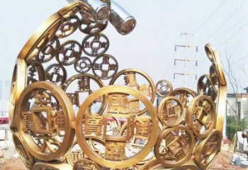 空心球雕塑制造商，露天雕塑，镂空空心球雕塑订做厂家