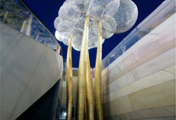 空心球雕塑制造，标识雕塑，地产镂空空心球雕塑优选
