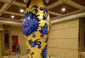 花瓶雕塑供需，标识雕塑，玻璃钢花瓶雕塑制造商