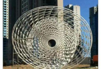 花瓶雕塑常用，钢管组合，景观镂空花瓶雕塑定价