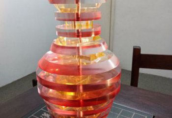 花瓶雕塑工程选用，美陈雕塑，异形花瓶雕塑展示专供