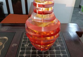 镂空花瓶雕塑制造商，美陈雕塑，异形花瓶雕塑供给