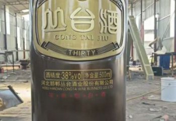 室内酒瓶雕塑，拉丝景观雕塑，抽象效果