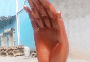 佛手雕塑选定，拉丝工艺，不锈钢佛手雕塑预定