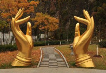 铸造佛手雕塑