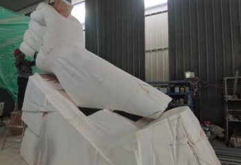 拳头雕塑展品，公园小品，不锈钢拳头雕塑生产商