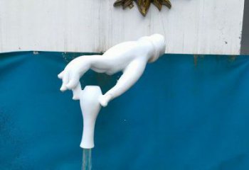 手雕塑选定，水景雕塑，手捏瓶子雕塑常用厂家