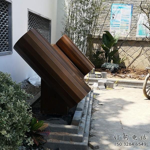 书简雕塑制造商，酒店摆件，不锈钢书简雕塑定制