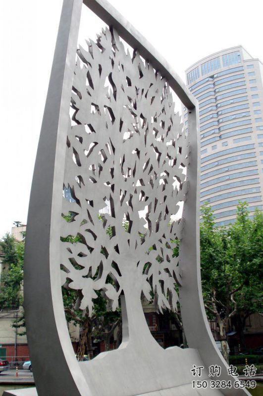 镂空树雕塑精品,白钢构件,镂空剪纸树雕塑制造厂 镂空树雕塑精品,白钢构件,镂空剪纸树雕塑制造厂