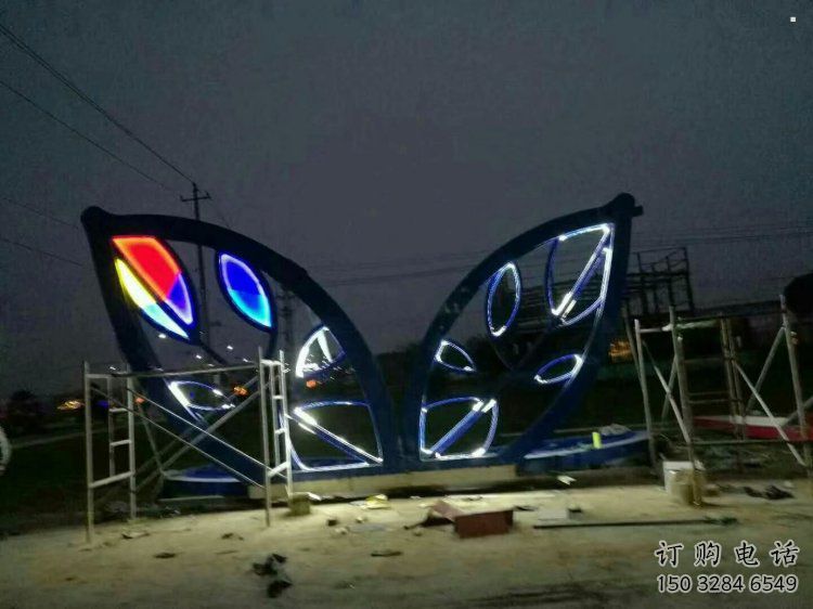 灯光树叶雕塑厂家，中式工艺，灯光树叶雕塑精选