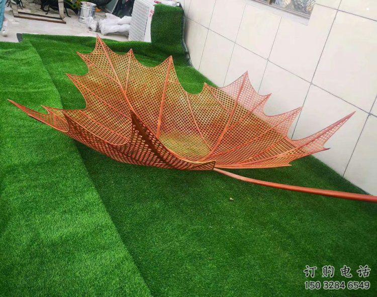 镂空树叶雕塑定做，广场雕塑，铁艺树叶雕塑优选