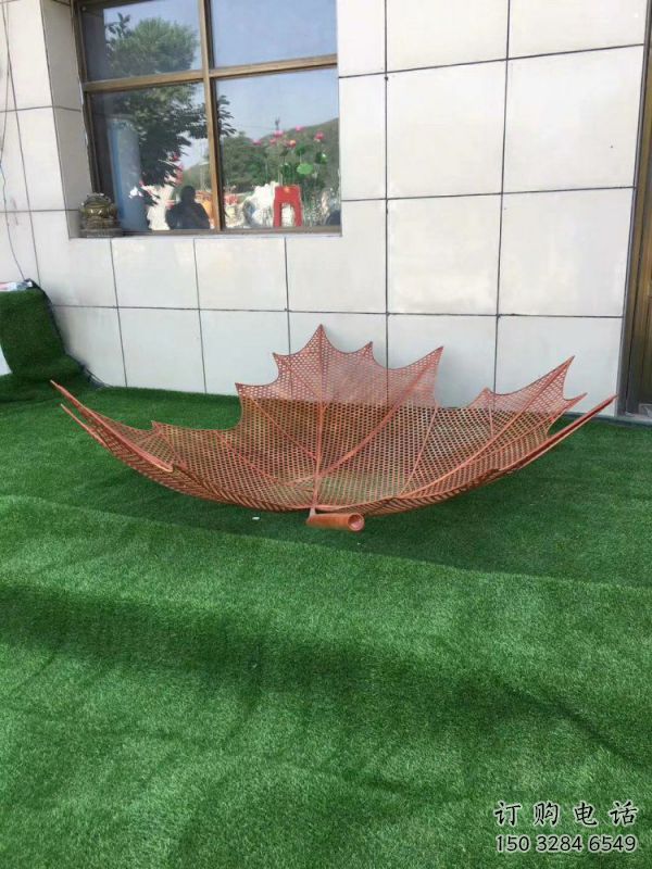 镂空树叶雕塑系列，小区雕塑，铁艺树叶雕塑定做厂家
