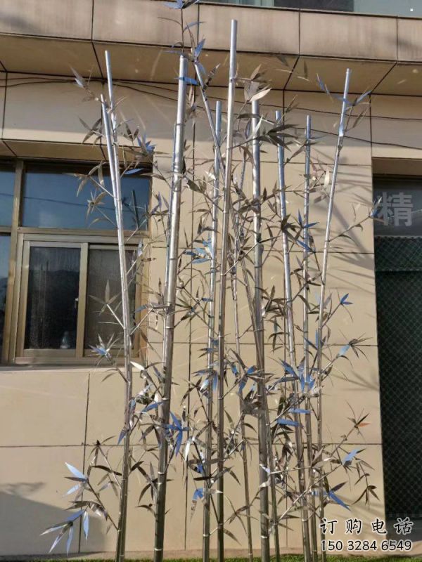 灯光竹叶雕塑 灯光竹叶雕塑