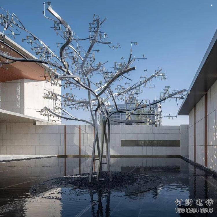 风铃树雕塑通用,锻造工艺,不锈钢风铃树雕塑通用 风铃树雕塑通用,锻造工艺,不锈钢风铃树雕塑通用