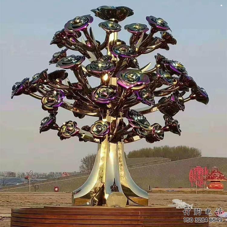 花树雕塑加工商,钢管组合,钛金不锈钢花树雕塑定做 花树雕塑加工商,钢管组合,钛金不锈钢花树雕塑定做