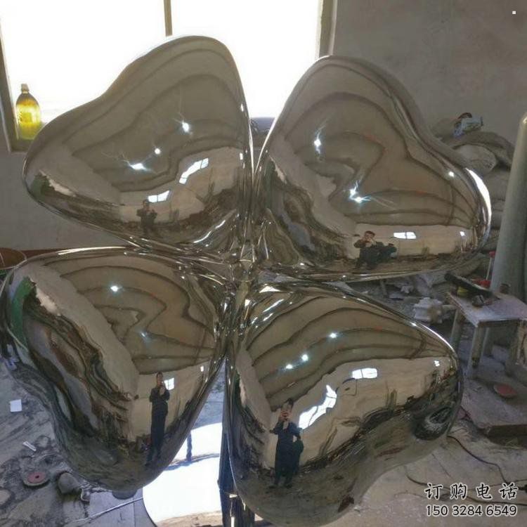 四叶草雕塑制造,广场雕塑,不锈钢四叶草雕塑订做 四叶草雕塑制造,广场雕塑,不锈钢四叶草雕塑订做
