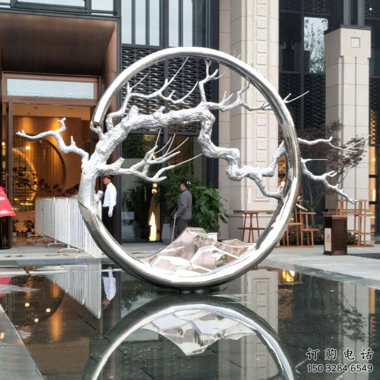 圆环树雕塑订做,户外雕塑,不锈钢圆环树雕塑供给 圆环树雕塑订做,户外雕塑,不锈钢圆环树雕塑供给