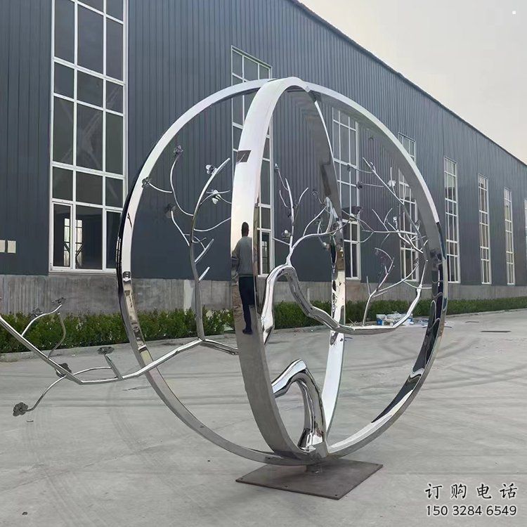 圆环树雕塑优选,陆地摆件,不锈钢圆环树雕塑供应 圆环树雕塑优选,陆地摆件,不锈钢圆环树雕塑供应