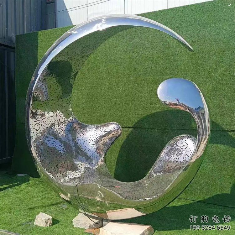 水滴环雕塑,创意设计类型,不锈钢圆环水滴雕塑厂家 水滴环雕塑,创意设计类型,不锈钢圆环水滴雕塑厂家