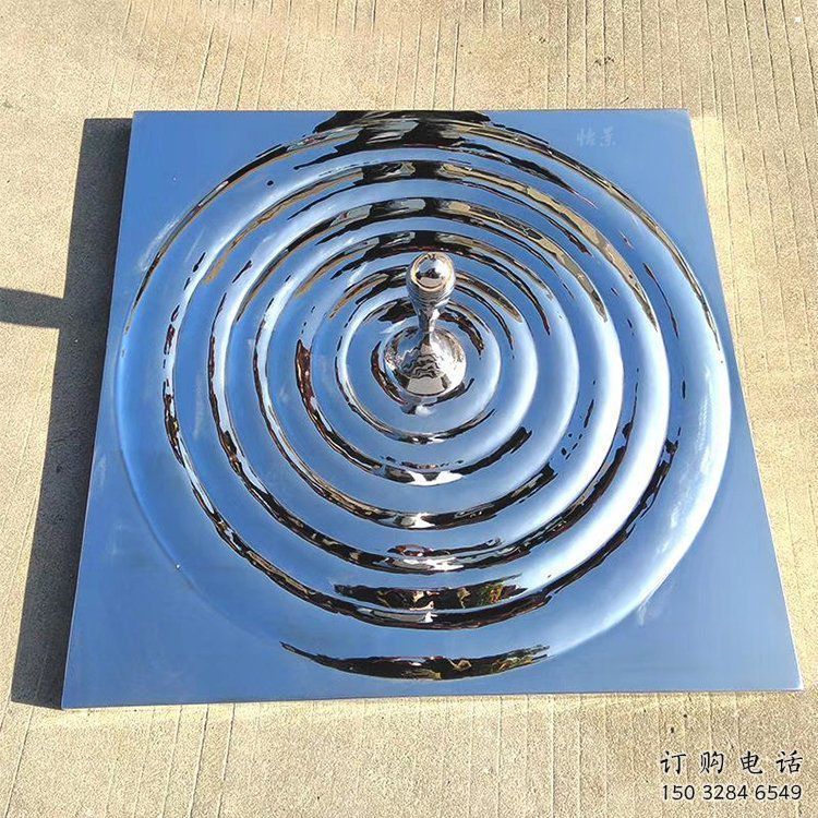 几何水珠雕塑 几何水珠雕塑